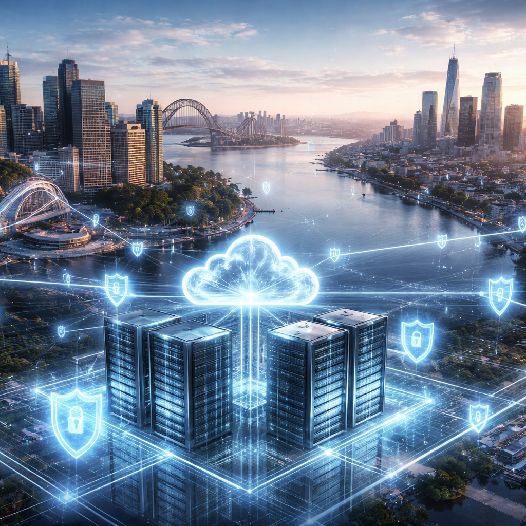 Finance IT managed services concept