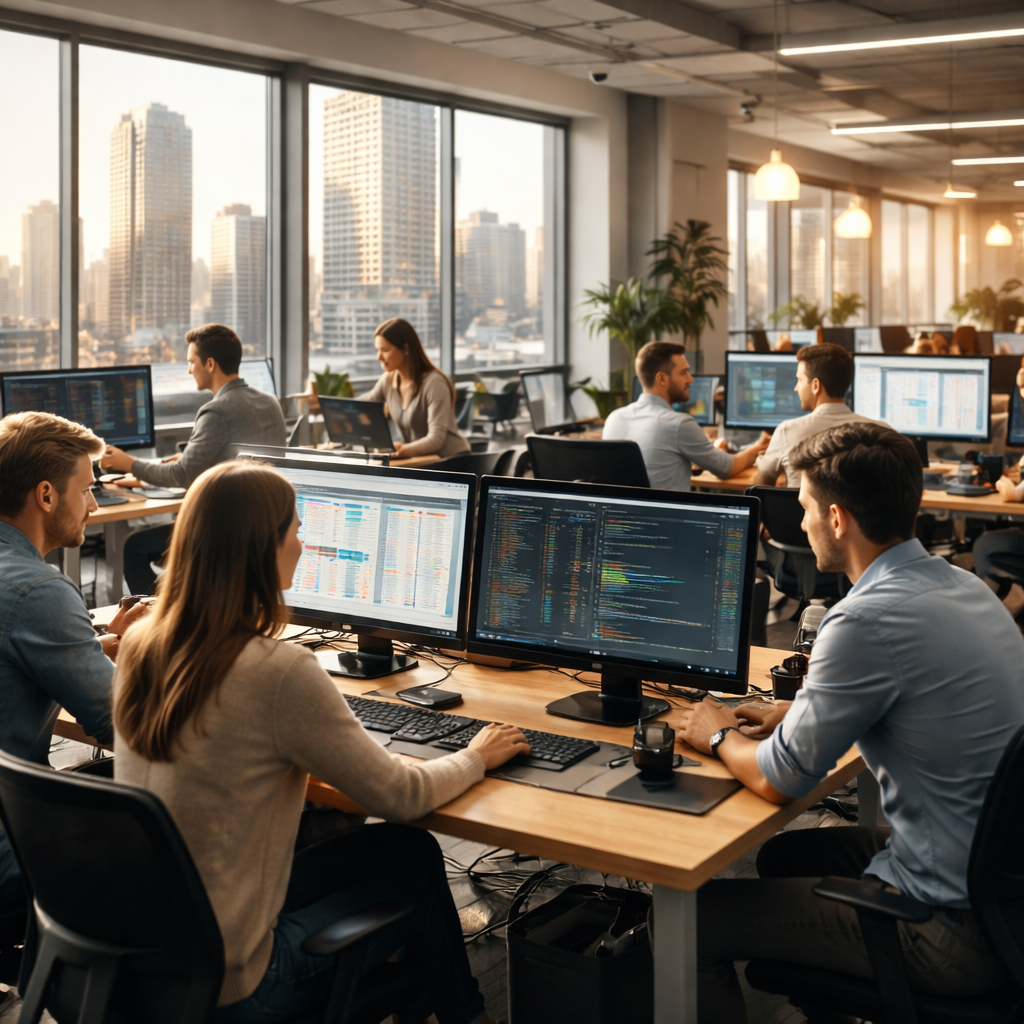 IT outsourcing team supporting a medium-sized Australian business