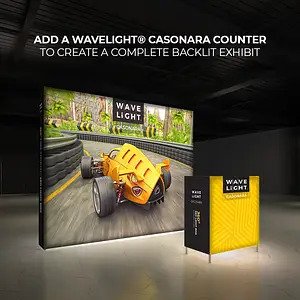 WaveLight Casonara backlit trade show display